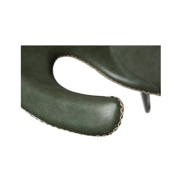 Scaun din piele ecologică DAN-FORM Denmark Flair, verde-image-3
