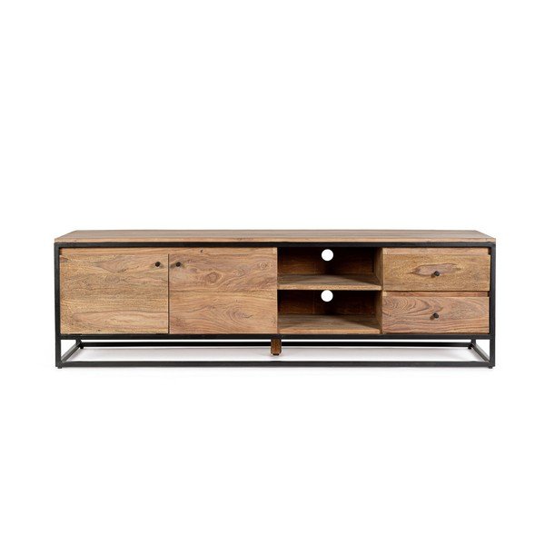 Comodă TV în culoare naturală din lemn de sheesham 175x50x45 cm Nartan – Bizzotto