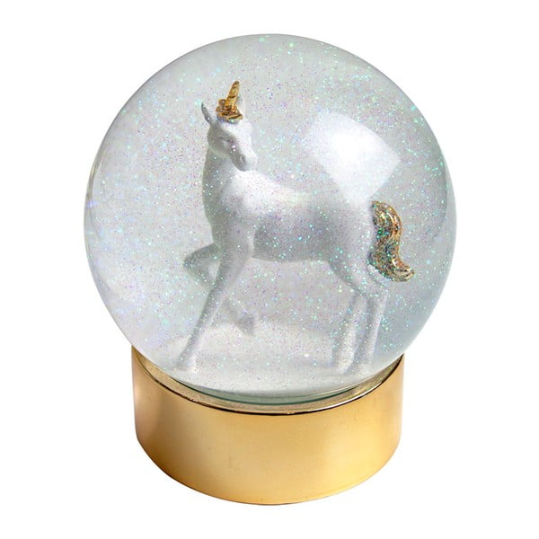 Glob cu zăpadă cu unicorn în interior Talking Tables, ⌀ 10 cm