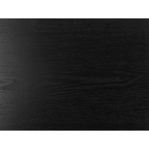 Măsuță de cafea neagră cu blat cu aspect de lemn de  frasin  80x80 cm Willford – Actona-image-4