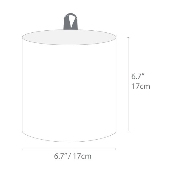 Coș de depozitare din material textil ø 17x17 cm Soft Storage – Bigso Box of Sweden-image-2