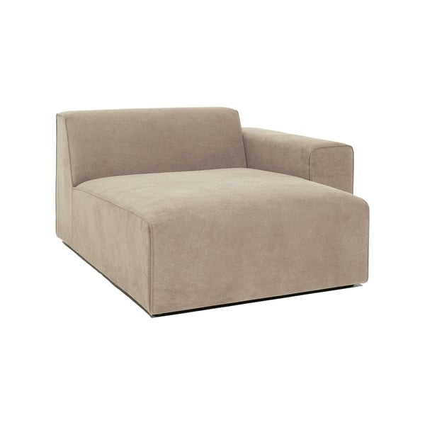 Modul pentru canapea bej   din catifea reiată  (partea dreaptă) Sting - Scandic-image-2