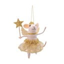 Ornament de Crăciun lucrat manual din material textil 12 cm Fairy Mouse – Sass & Belle