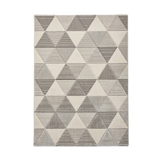 Covor Think Rugs Brooklyn Geo, 160 x 220 cm, gri
