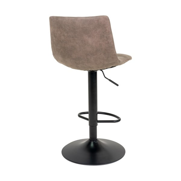Scaune de bar maro deschis cu înălțime ajustabilă 2 buc. tapițate (înălțime șezut 63 cm) Middelfart – House Nordic-image-3