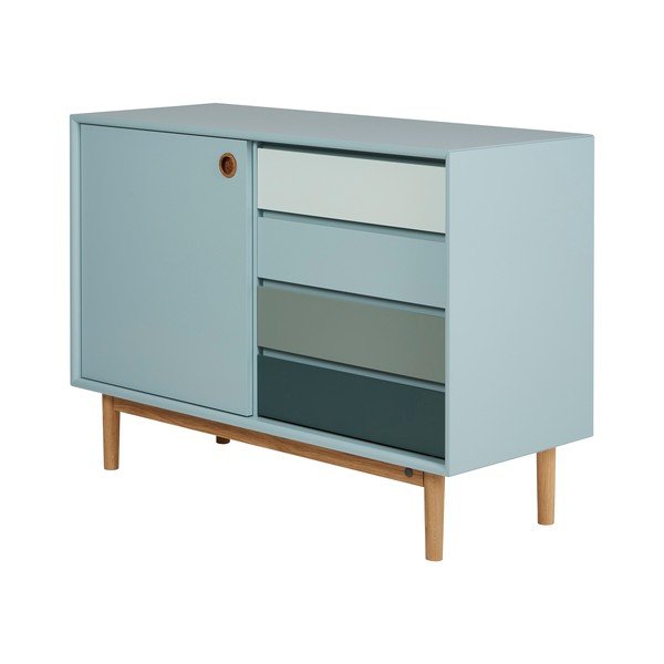 Comodă verde-mentă joasă 114x80 cm Color Box – Tom Tailor-image-2