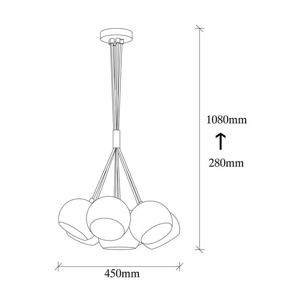 Lustră Opviq lights Sivani, negru-image-2
