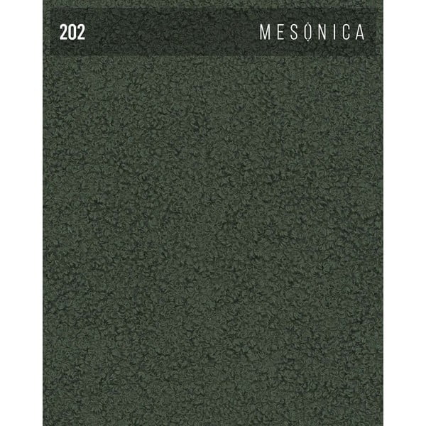 Taburet verde cu tapițerie din stofă bouclé Feiro – MESONICA-image-3