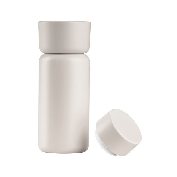 Cană termos bej din oțel inoxidabil 400 ml Singles – Zone-image-3