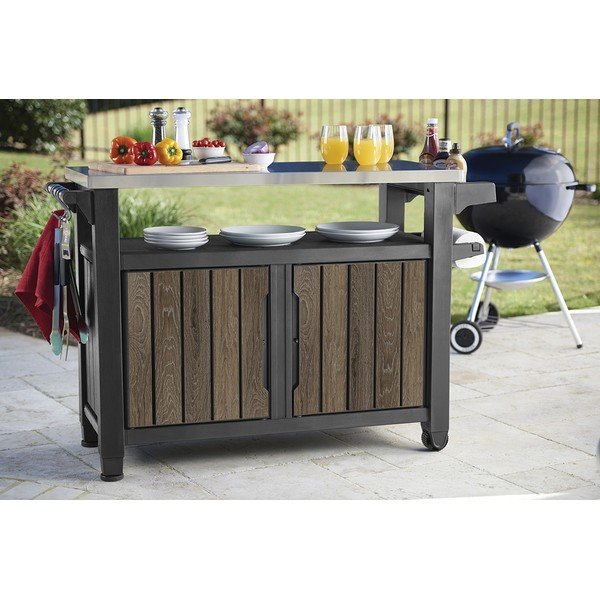 Masă de bar pentru grădină 134x52 cm Deco – Keter-image-3