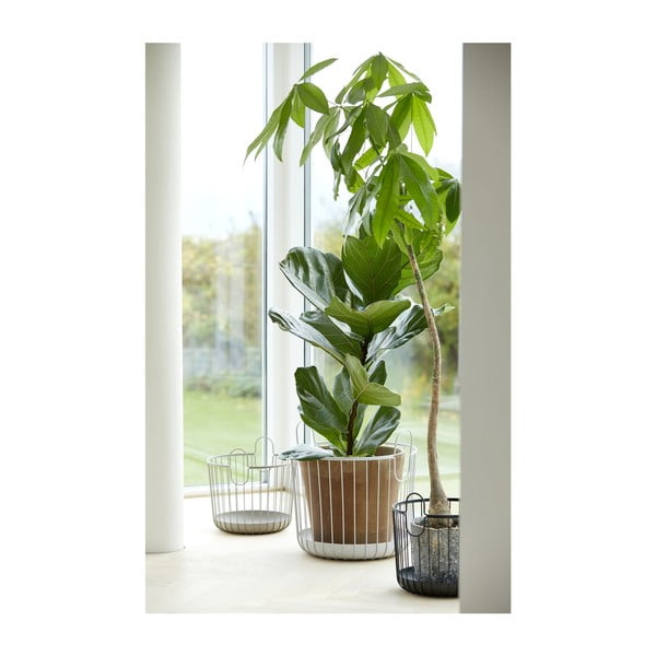 Coș de depozitare din sârmă din metal ø 38x18 cm Inu – Zone-image-3