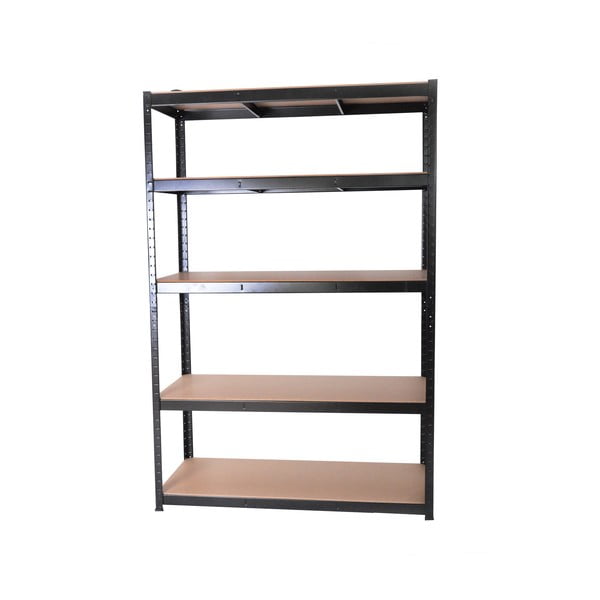 Etajeră de depozitare neagră din metal 120x180 cm – Rojaplast-image-1