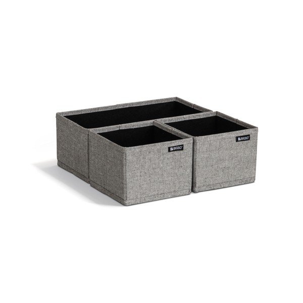 Organizatoare pentru sertare 3 buc. din material textil Soft Storage – Bigso-image-4