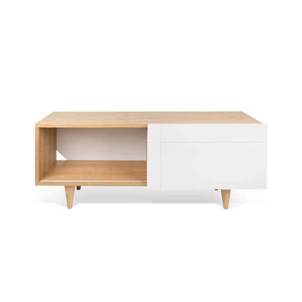 Comodă TV TemaHome Cruz Pure White/Oak-image-1