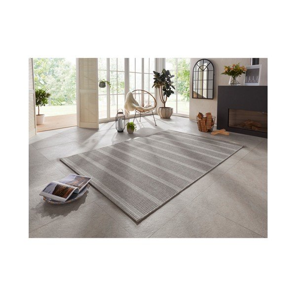 Covor potrivit și pentru exterior Elle Decoration Brave Laon, 160 x 230 cm, gri-image-1