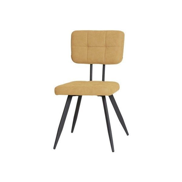 Set 4 scaune Marckeric Sofy, galben-image-3