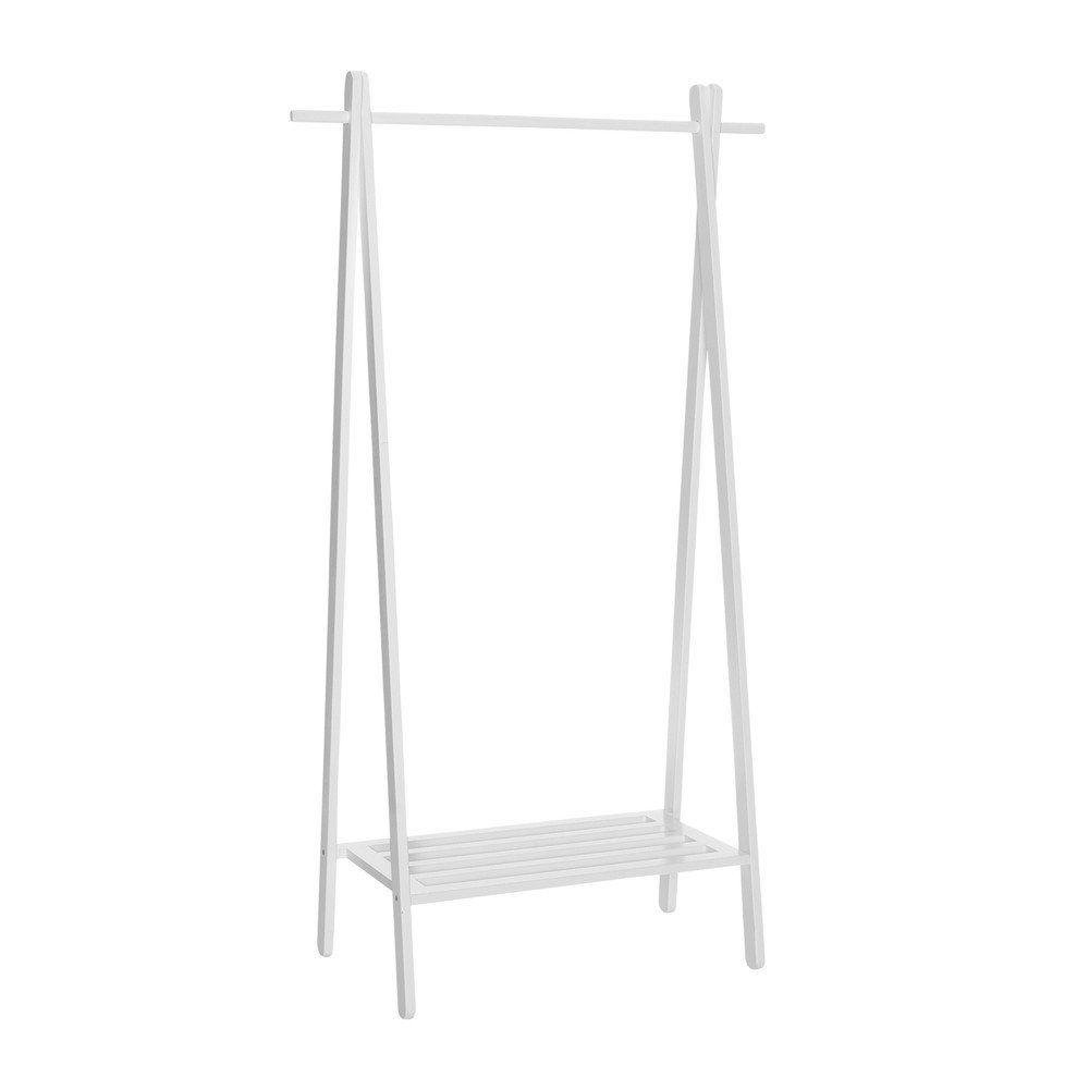 Suport pentru haine alb din lemn de stejar 91x159x43 cm – Ellos Home
