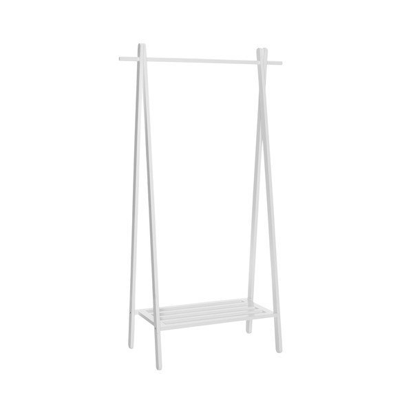 Suport pentru haine alb din lemn de stejar 91x159x43 cm – Ellos Home
