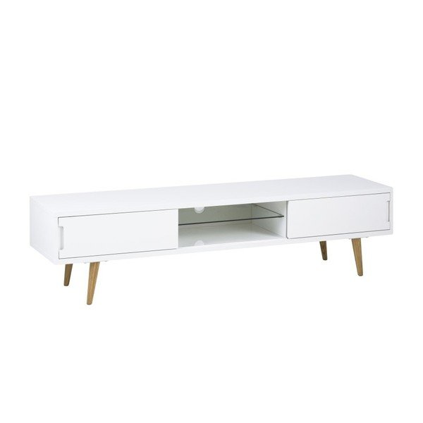 Masă TV Actona Elise, 180 x 46 cm, alb-image-3