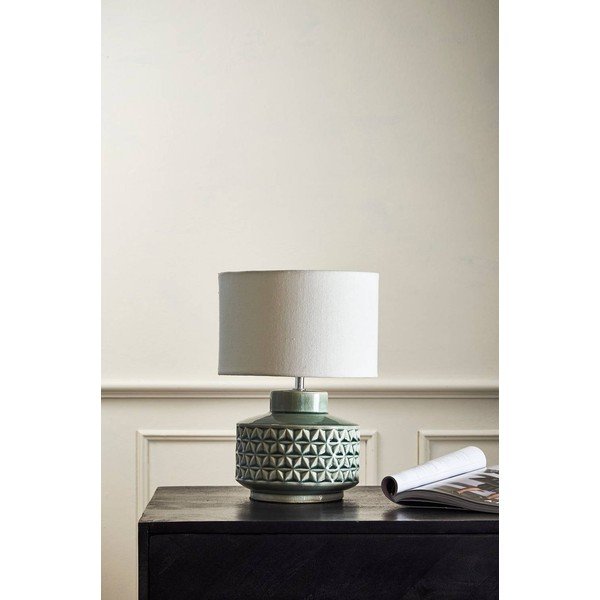 Veioză gri/bej din ceramică (înălțime 35 cm) Monica – Jotex-image-4