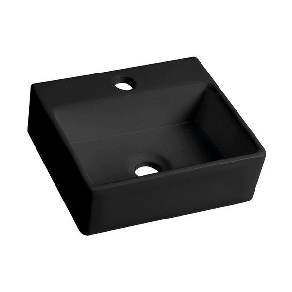 Chiuvetă mică pentru WC neagră din ceramică 33,5x29 cm Giulia – Sapho