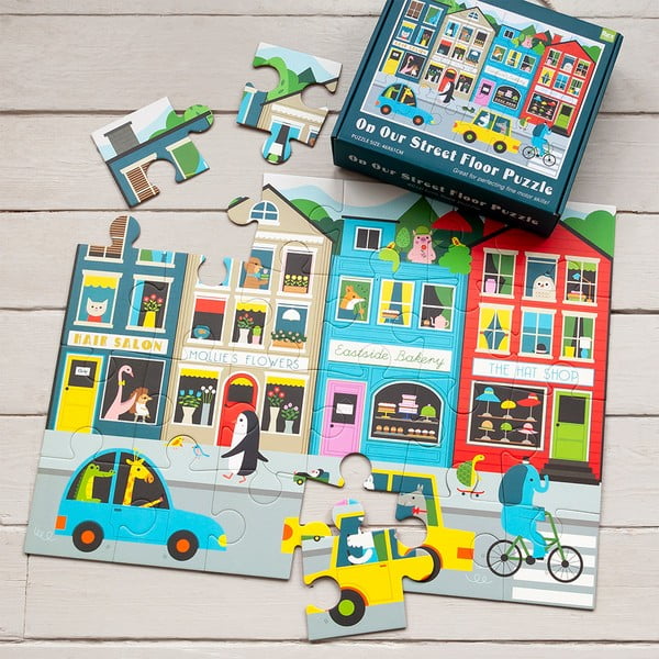 Puzzle (număr de piese 24) On Our Street – Rex London-image-1
