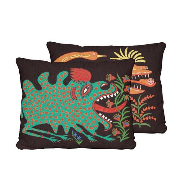 Față de pernă reversibilă Madre Selva Hut, 50 x 35 cm-image-2