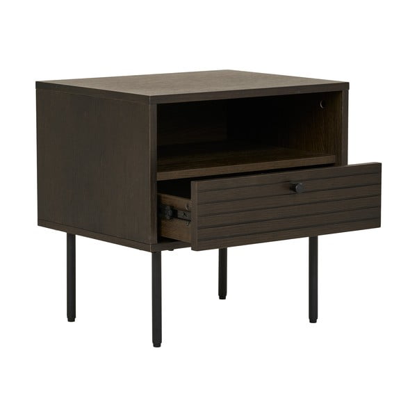 Măsuță auxiliară cu aspect de lemn de stejar Kyoto – House Nordic-image-3