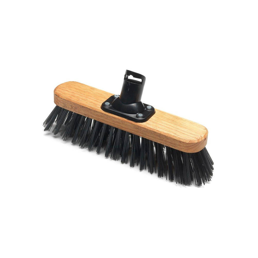Cap pentru mătură cu fibre dure din plastic reciclat Addis Varnished, 27,5 cm