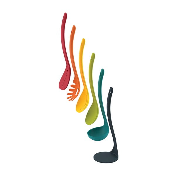 Set 5 ustensile de bucătărie cu suport Joseph Joseph Utensils Plus