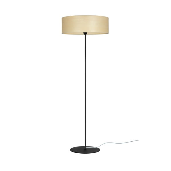 Lampadar din furnir natural Sotto Luce Tsuri XL Light, ⌀ 45 cm, bej