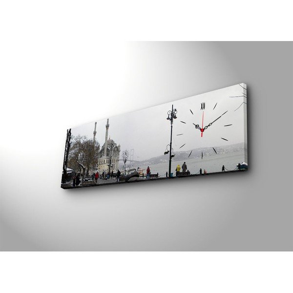 Ceas cu tablou Ve městě, 30 x 90 cm-image-3