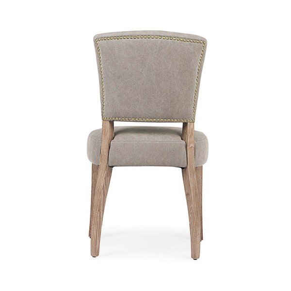 Scaun de dining gri tapițat Maratriz – Bizzotto-image-4