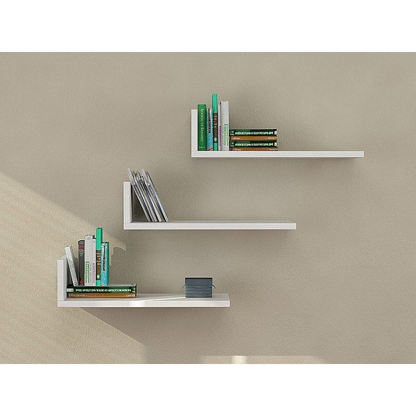 Set 3 rafturi pentru cărți Homemania L Model-image-3