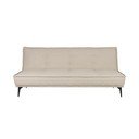 Canapea bej extensibilă cu tapițerie din țesătură bouclé 184 cm Cielke – White Label