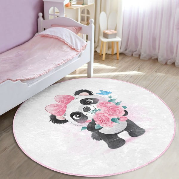 Covor pentru copii alb ø 100 cm Comfort – Mila Home-image-1