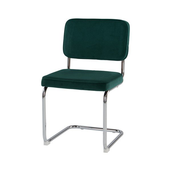 Scaune de dining verde-închis balansoar 2 buc. din metal Hjo – Jotex-image-2