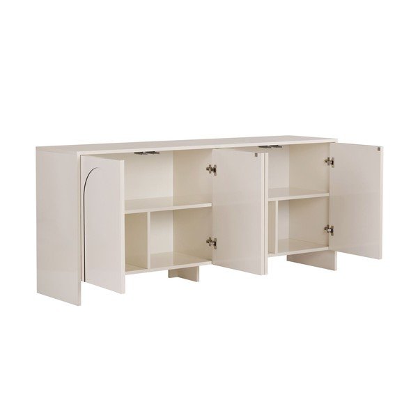 Comodă crem 180x80x45 cm Arlen  – Kalune Design-image-4