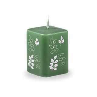 Lumânare Unipar Pure Beauty, durată ardere 12 h, verde