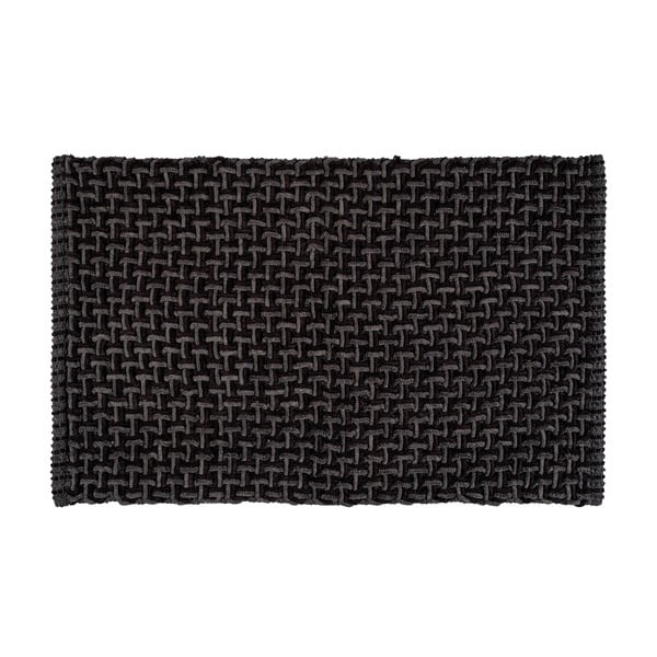 Covoraș de baie gri antracit din material textil 50x80 cm Ecoli – Wenko