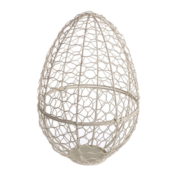 Decorațiune din metal în formă de ou Dakls Easter Egg, înălțime 26 cm