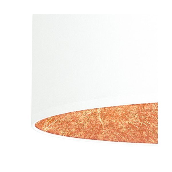 Lustră cu două brațe Sotto Luce Mika, ⌀ 40 cm, alb - arămiu-image-4