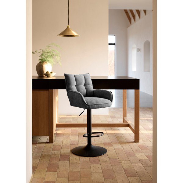 Scaune de bar gri cu înălțime ajustabilă 2 buc. Marilla – Unique Furniture-image-1