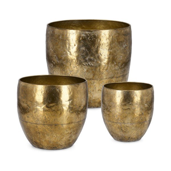 Ghivece decorative 3 buc. din metal ø 40 cm Bimala – Bizzotto-image-1
