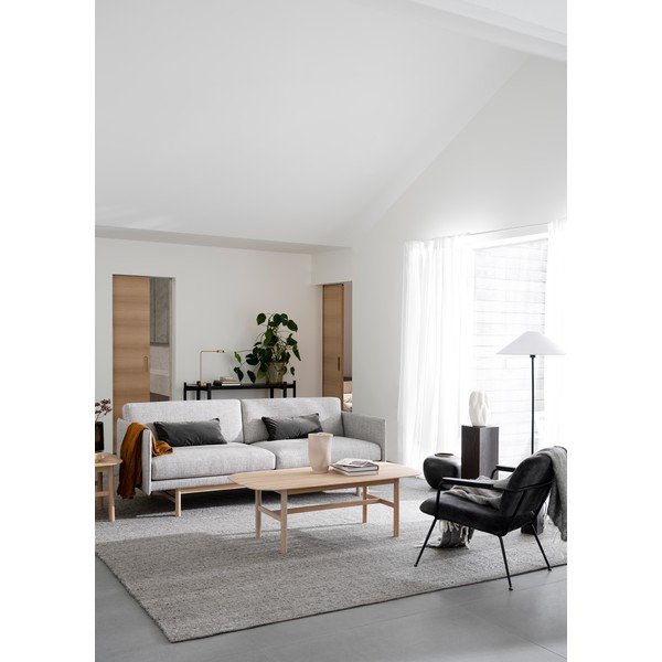Măsuță de cafea în culoare naturală din lemn masiv de stejar 135x62 cm Hammond - Rowico-image-2