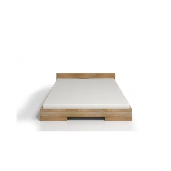 Pat matrimonial în culoare naturală din lemn de fag 180x200 cm Spectrum – Skandica-image-4