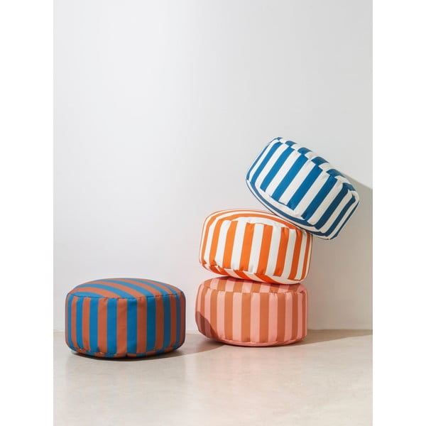 Taburet roz/maro Stripes – Really Nice Things-image-1