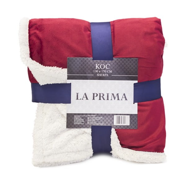 Pătură, roșu, Domarex La Prima, 150x200 cm