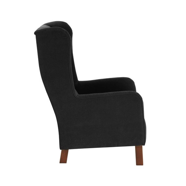  Fotoliu Max Winzer Bruno Velor, negru-image-2