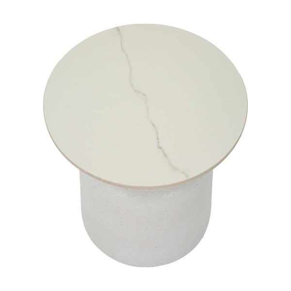 Măsuță auxiliară rotundă cu blat ceramic ø 40 cm Fush – Mauro Ferretti-image-2